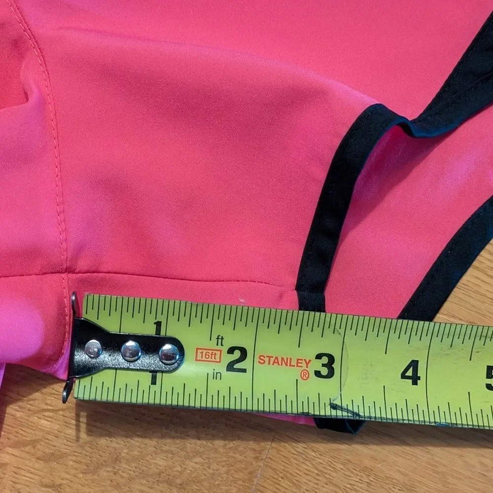 Women Nike Pink Blue Lined 2 in 1 Athletic Run Shorts Medium drawstring pocket
